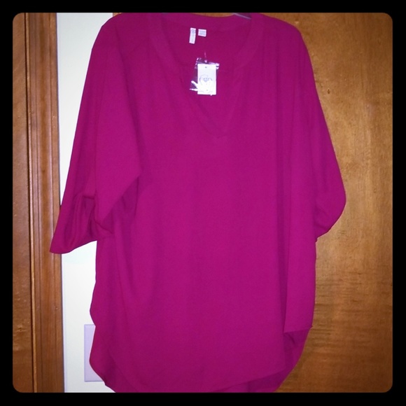Cato Tops - Burgundy blouse NWT